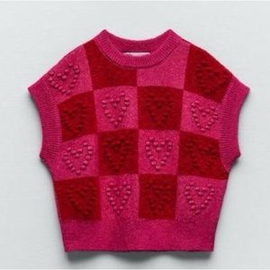 NWT Zara Sweetheart Sweater